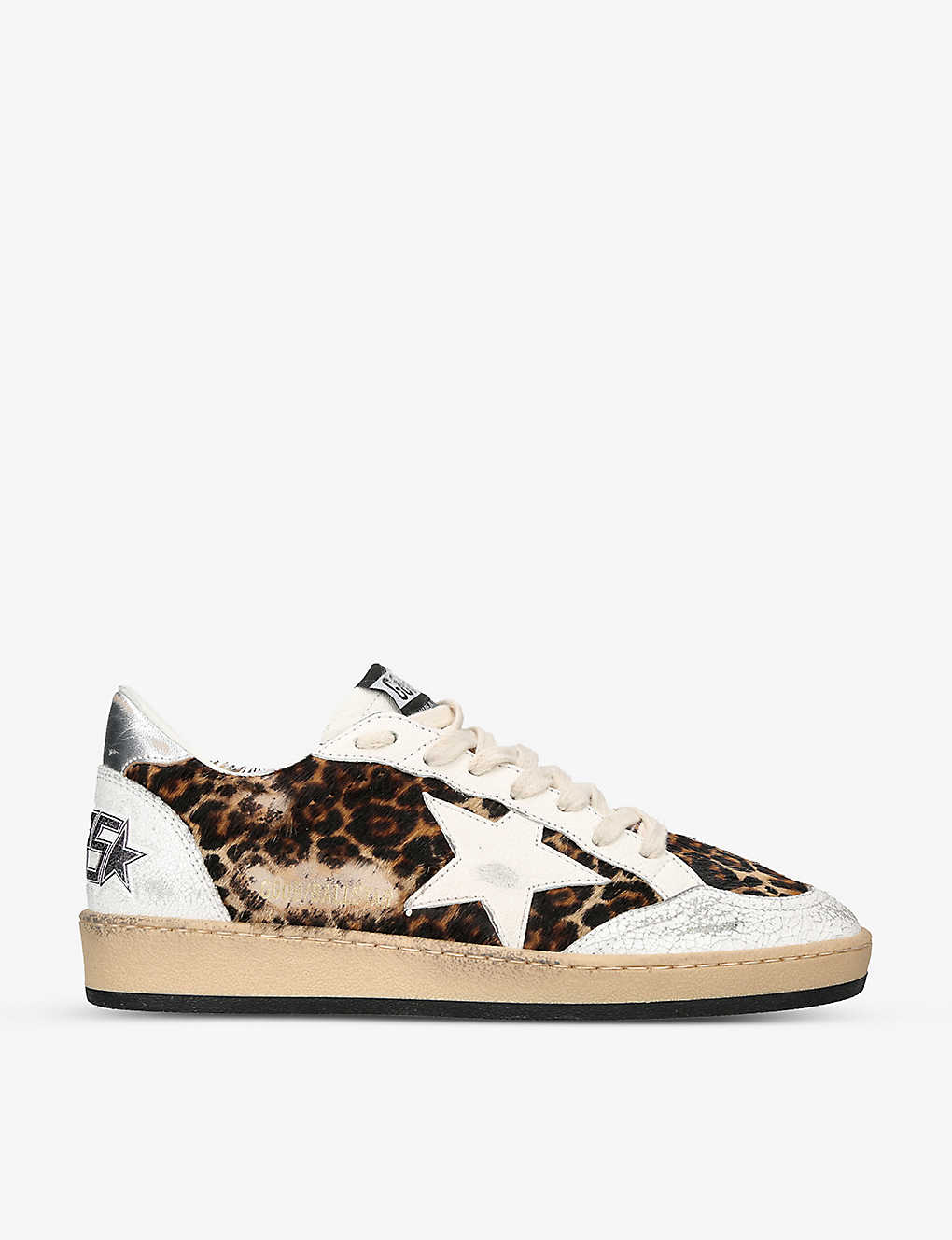 Golden Goose Women's Brown/oth Women's Ball Star 81424 Distressed Leather Low-top Trainers