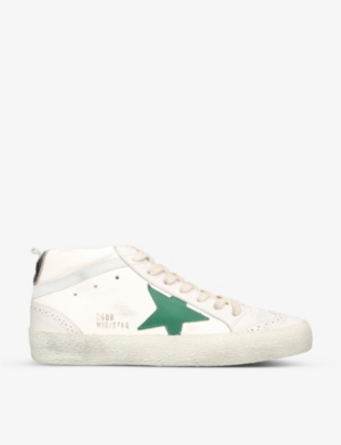 Golden Goose Women's Mid Star 15426 Leather Mid-top Trainers In White