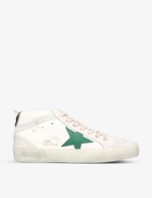 teknisk øjenvipper indgang GOLDEN GOOSE - Women's Mid Star 15426 leather mid-top trainers | Selfridges .com