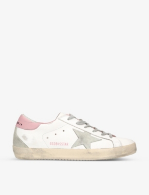 GOLDEN GOOSE - Superstar 10914 star-applique low-top leather trainers ...