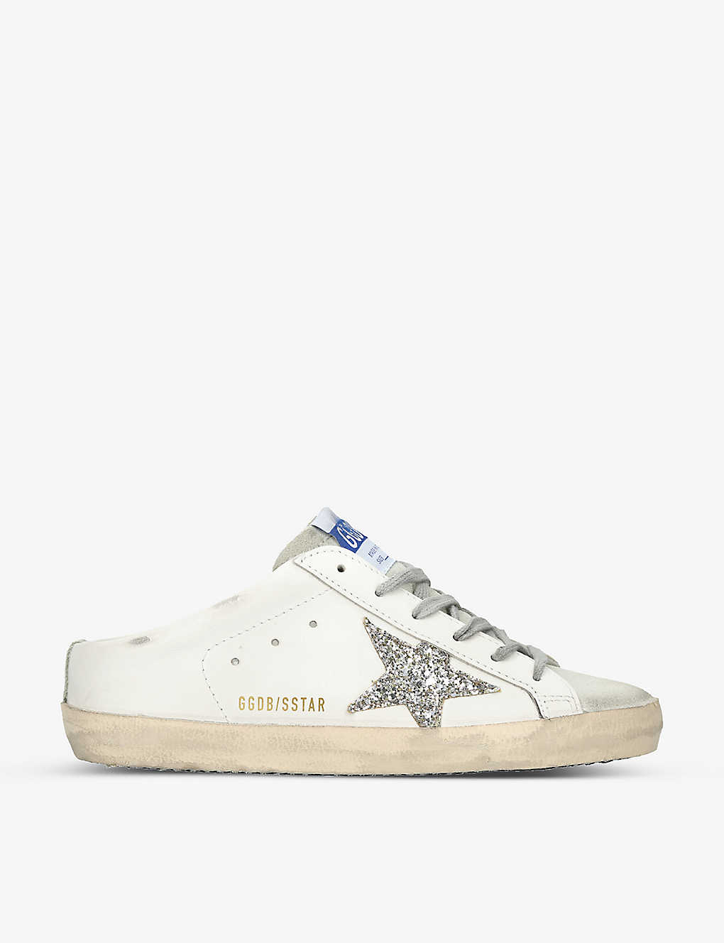 Golden Goose Super-star Sabot 81194 Leather Trainers In White/oth