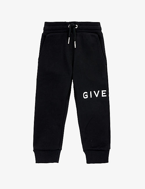 GIVENCHY: Logo-print cotton-blend jogging bottoms 6 months-3 years