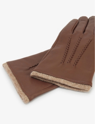 Shop Dents Women's Chestnut Lorraine Leather Gloves