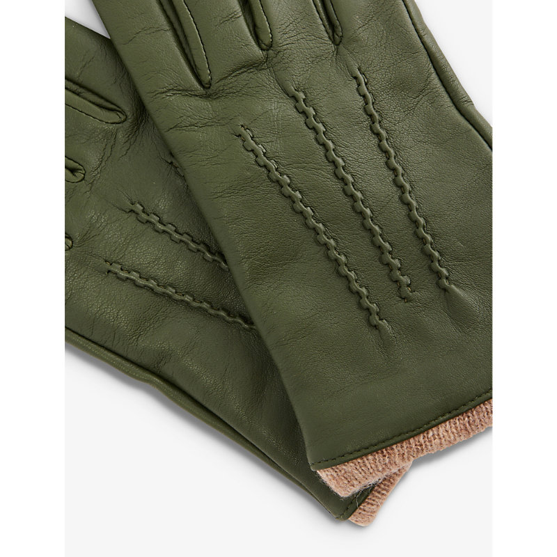 Shop Dents Womens Sage Lorraine Leather Gloves