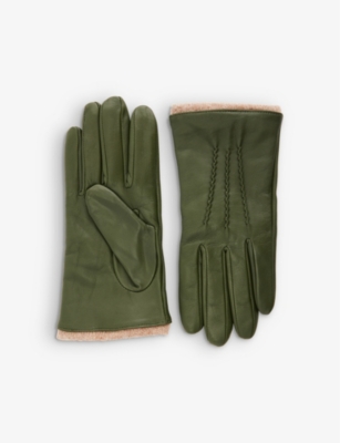 Dents Womens Sage Lorraine Leather Gloves