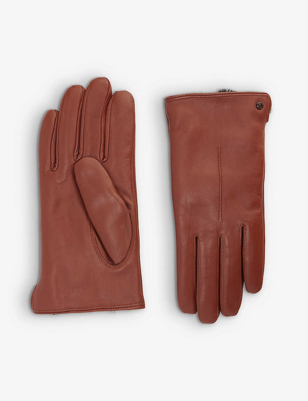 Dents Womens Cognac Maria Leather Gloves