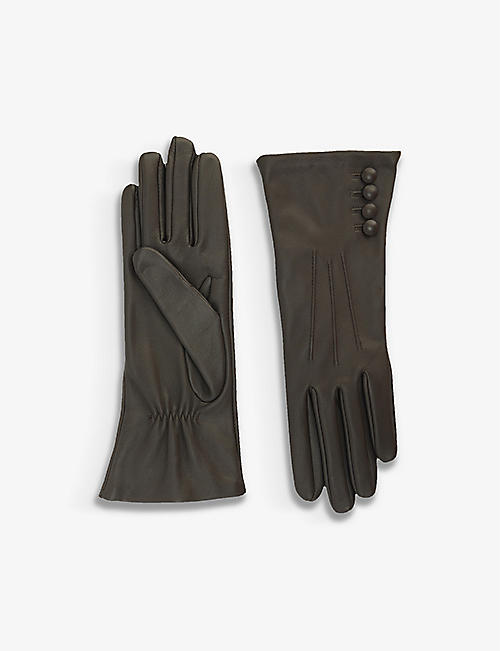 DENTS: Natalie touchscreen leather gloves