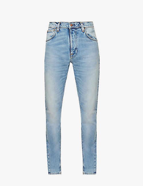 NUDIE JEANS: Lean Dean regular-fit straight-leg stretch-denim jeans