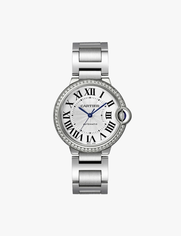 CRW4BB0024 Ballon Bleu de Cartier steel and 0.78ct diamond mechanical watch