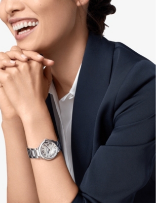 Cartier Womens Steel Crwsbb0048 Ballon Bleu De Steel Mechanical Watch In Steel