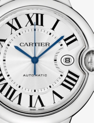 Shop Cartier Womens Steel Crwsbb0049 Ballon Bleu De Steel Mechanical Watch