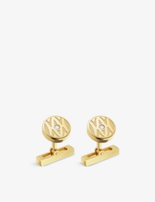 Louis Vuitton Palladium Finish Monogram Round Cufflinks Louis Vuitton | The  Luxury Closet