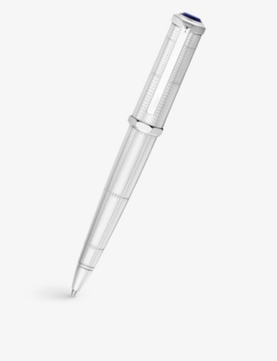 CARTIER: Santos Dumont palladium-plated metal ballpoint pen