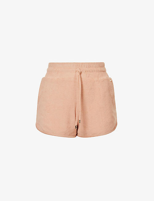 MELISSA ODABASH: Harley mid-rise cotton-blend shorts
