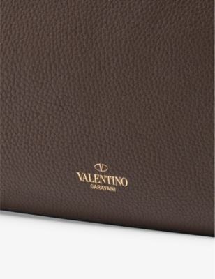 VALENTINO GARAVANI Rockstud grained-leather tote bag