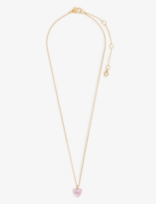 kate spade new york My Love Pearl Heart Short Pendant Necklace