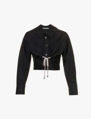 Alexander Wang – Cropped Poplin Shirt