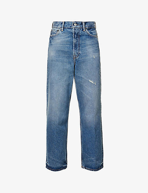 ACNE STUDIOS: 1993 straight-leg mid-rise jeans