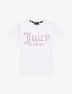 JUICY COUTURE - Relaxed-fit diamante-embellished cotton-jersey T-shirt ...