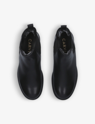 Shop Carvela Comfort Women's Black Russ Leather Chelsea Boots