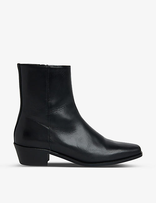 WHISTLES: Kara leather ankle boots