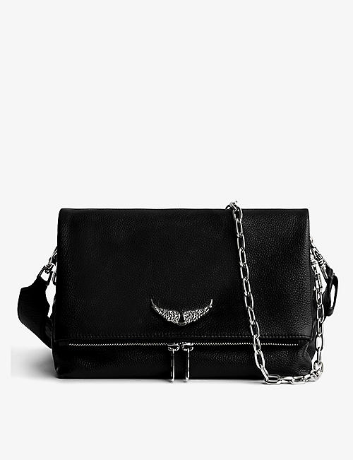 ZADIG&VOLTAIRE: Rocky Swing Your Wings leather clutch bag