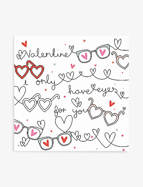 BELLY BUTTON DESIGNS: I Only Have Eyes For You Valentine's card 14.6cm x 14.6cm
