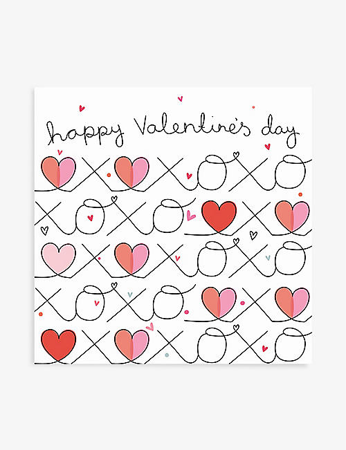 BELLY BUTTON DESIGNS: Happy Valentines Day Valentine's card 14.6cm x 14.6cm