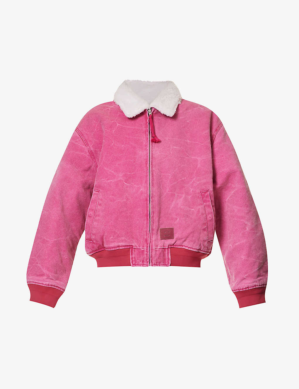 Acne Studios Denim Jacket In Pink