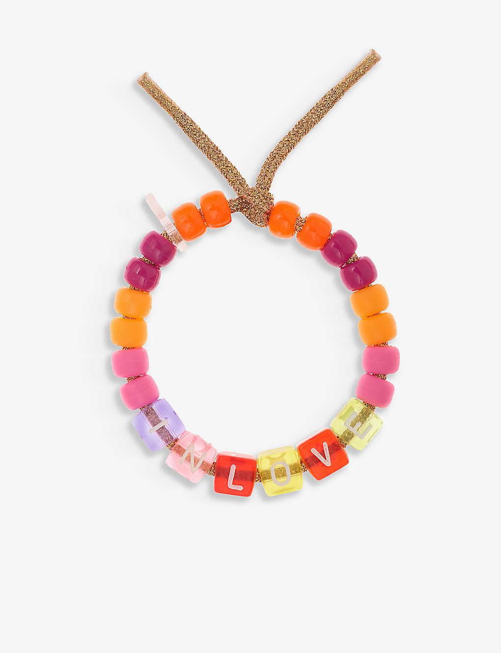 Love Beads By Lauren Rubinski Womens Multi In Love Beaded Bracelet