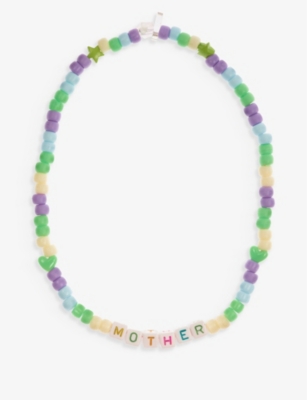 Love Beads By Lauren Rubinski Womens Pastels Mother Beaded Necklace
