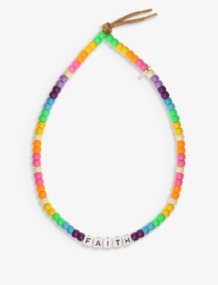 Love Beads By Lauren Rubinski Womens Multi Faith Beaded Necklace