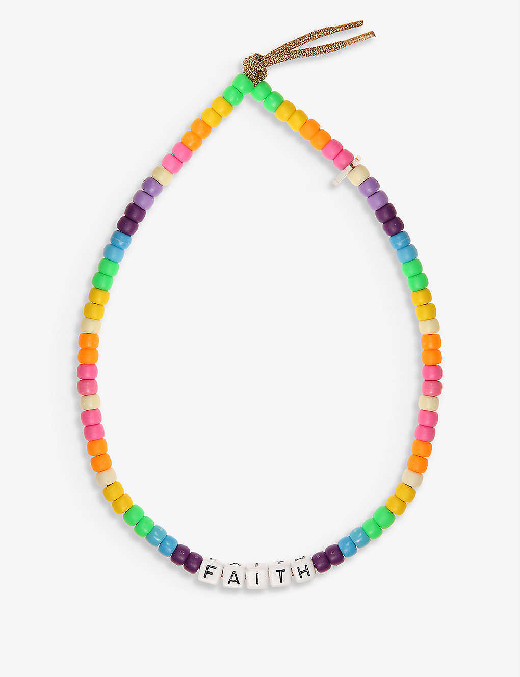 Love Beads By Lauren Rubinski Womens Multi Faith Beaded Necklace