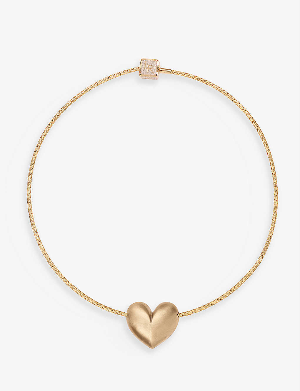 Lauren Rubinski Womens 14k Yellow Gold Puffed Heart 14ct Yellow-gold Necklace
