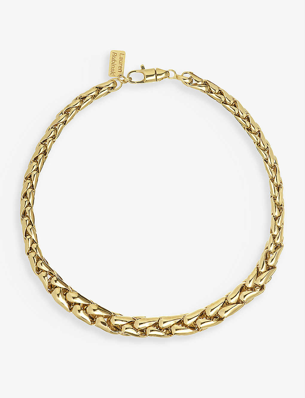 Lauren Rubinski Womens 14k Yellow Gold Wheat-chain 14ct Yellow-gold Necklace