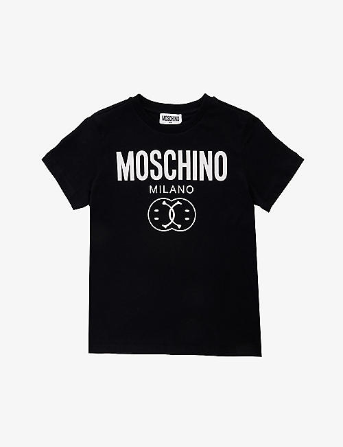 MOSCHINO: Logo-print cotton-jersey T-shirt 4-14 years