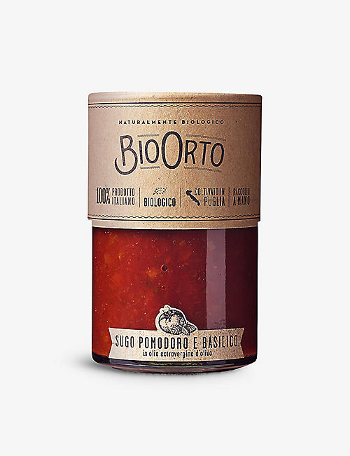 PANTRY: BioOrto organic tomato and basil pasta sauce 350g