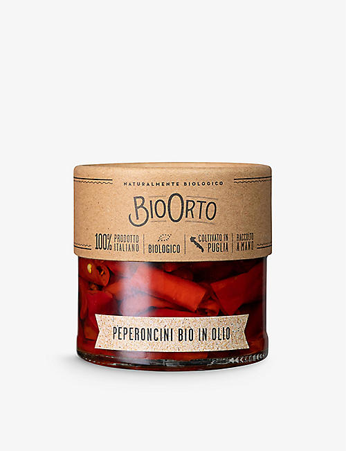 PANTRY: BioOrto organic peperoncini in oil 175g