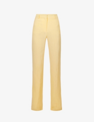 Sportmax Viscose Persia Pant Belt Loops In Melon