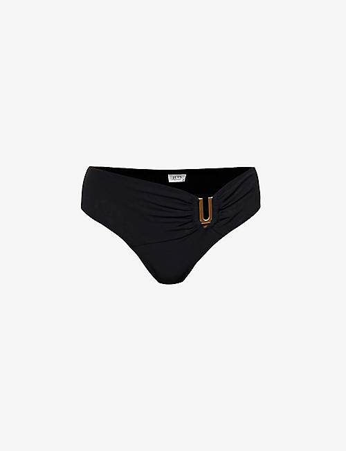 JETS BY JESSIKA ALLEN: U-ring stretch-woven bikini bottoms