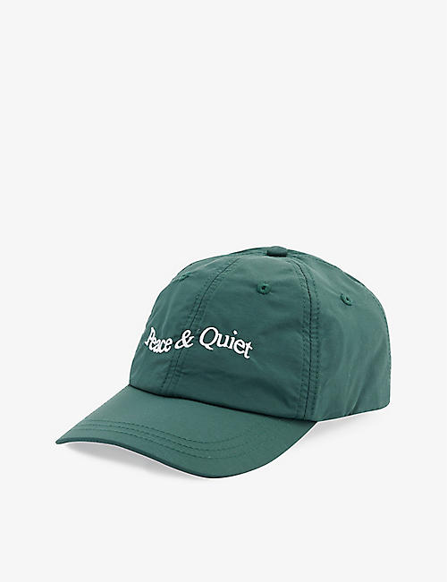 MUSEUM OF PEACE AND QUIET: Wordmark logo-embroidered nylon baseball cap