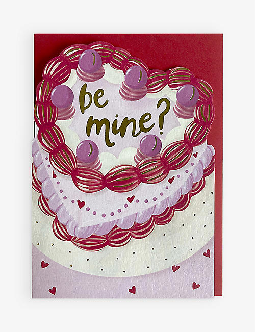 RASPBERRY BLOSSOM: Be Mine? greeting card