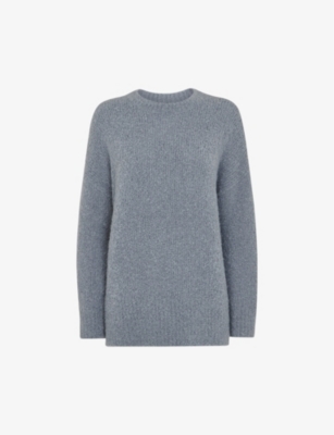 WHISTLES: Relaxed-fit knitted boucle jumper