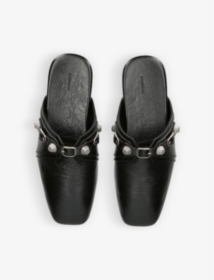 BALENCIAGA Cosy Cagole studded leather mules