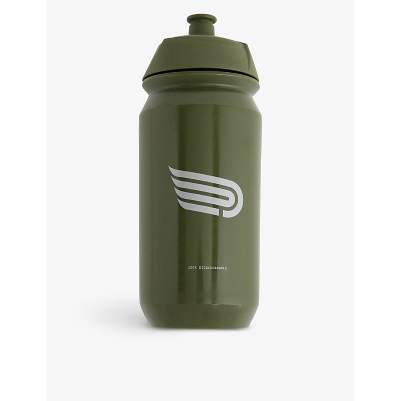 Pressio Mens Olive Logo-print Biodegradable-polyethylene Water Bottle 500ml In Green