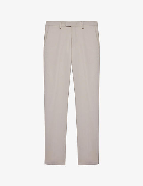 REISS: Eastbury slim-fit straight-leg stretch-cotton chinos