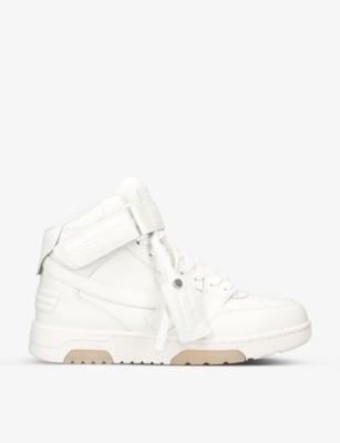 White mid hot sale top trainers