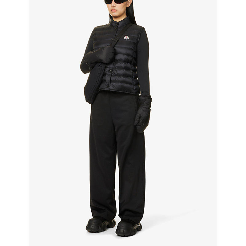 Shop Moncler Liane Quilted Shell-down Gilet In Black