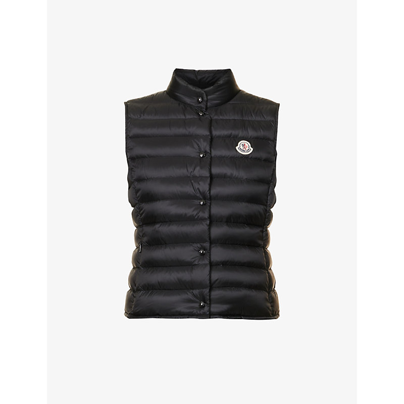Shop Moncler Liane Quilted Shell-down Gilet In Black