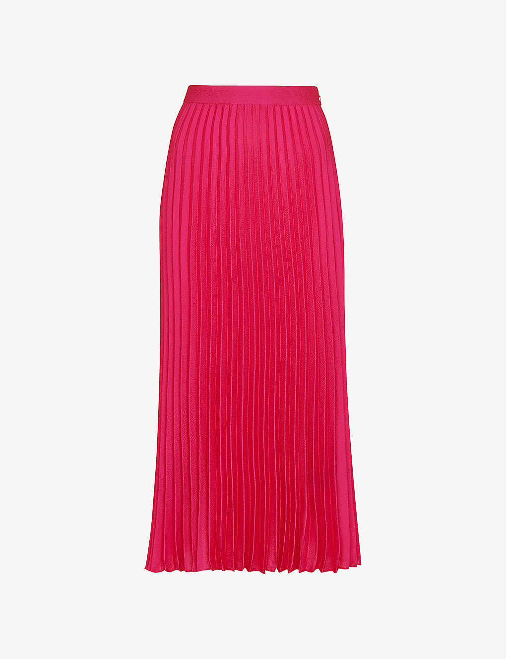 Whistles Katie Pleated Skirt In Pink